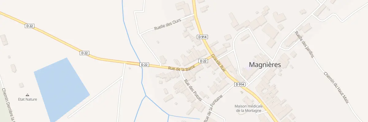 Plan du 7 Rue de la Barre à Magnières