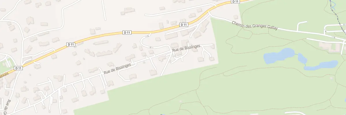 Plan du 518 Rue de Bissinges à Publier