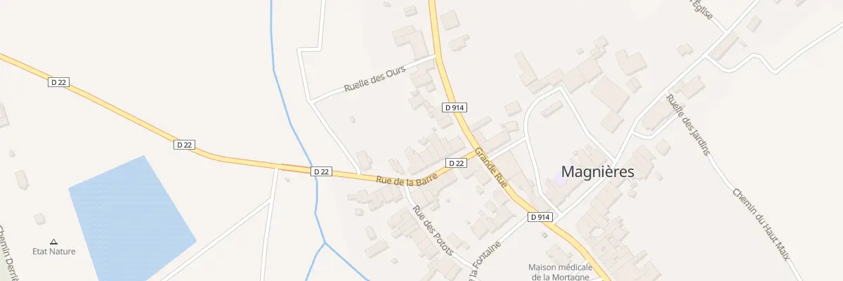 Plan du 3 Rue de la Barre à Magnières