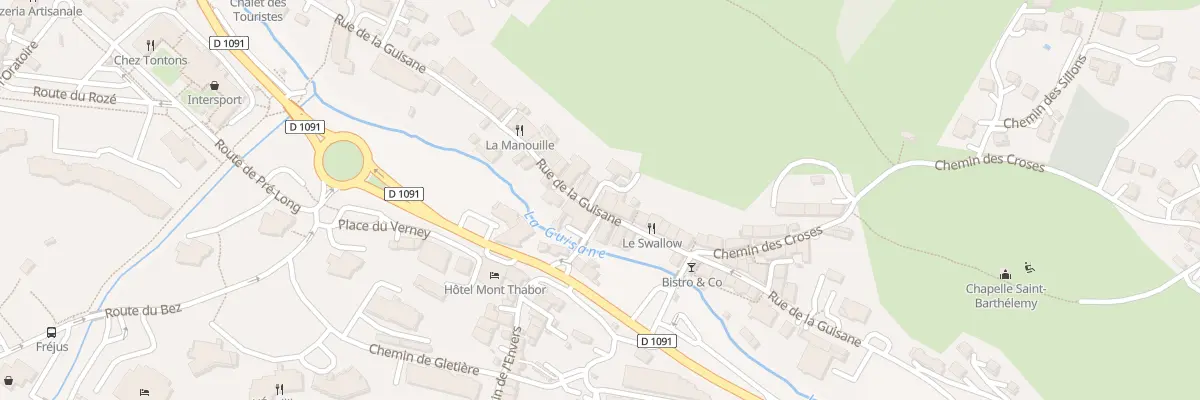 Plan du 490 Rue de la Guisane à La Salle-les-Alpes