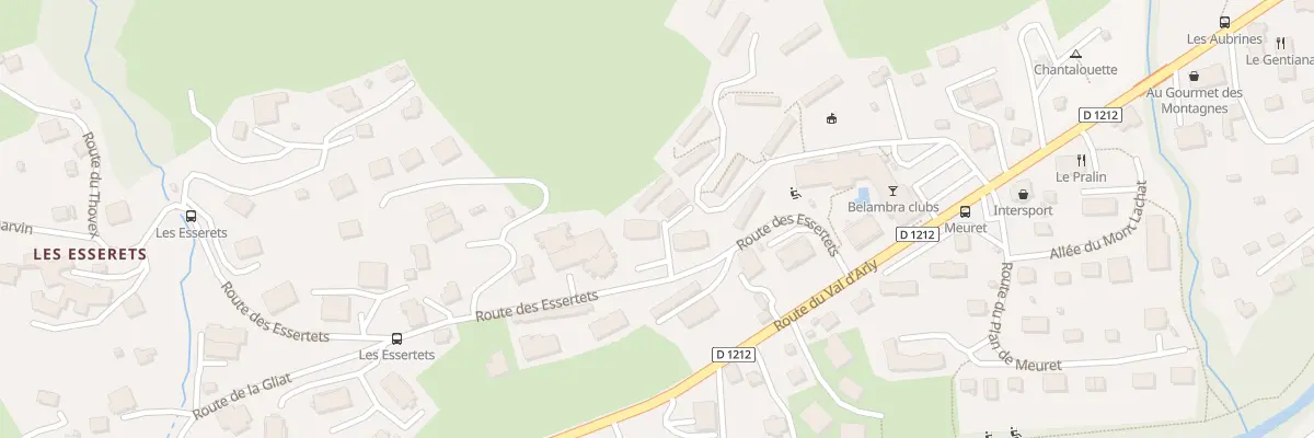 Plan du 176 Rte des Essertets à Praz-sur-Arly