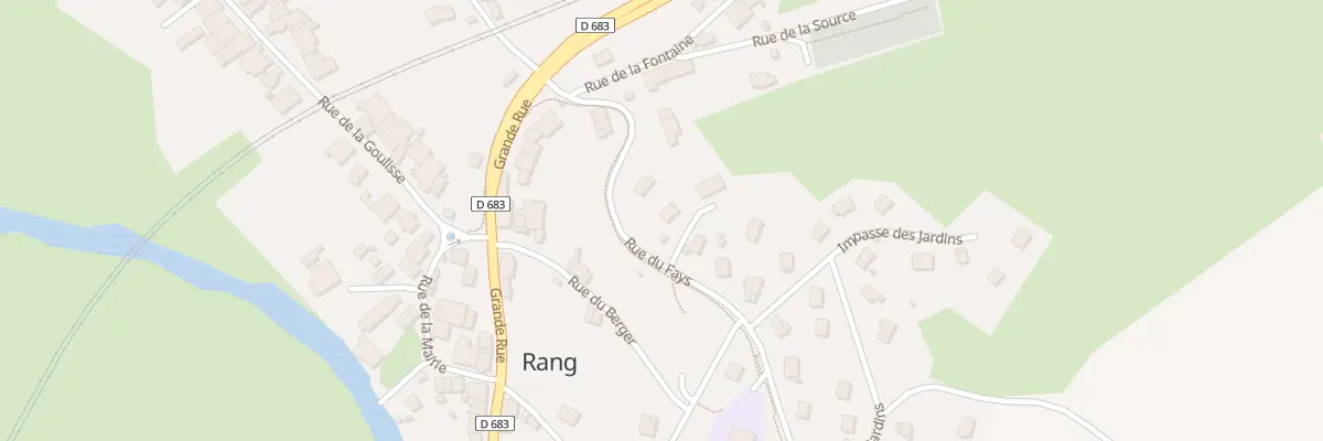 Plan du 1 Imp de la Combe Bruau à Rang