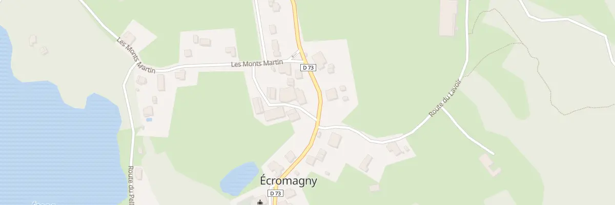 Plan du 18 Rte du Village à Écromagny