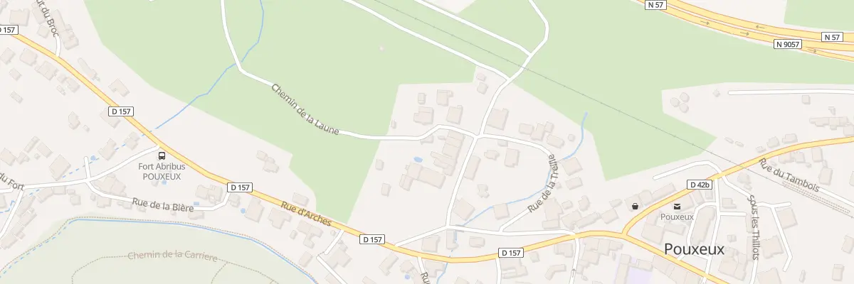 Plan du 266 Rue de la Treille à Pouxeux