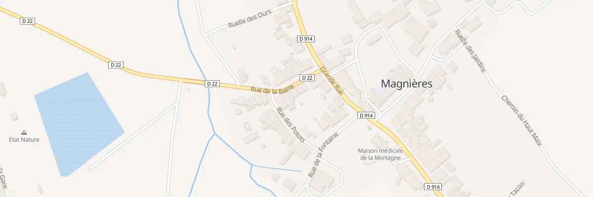Plan du 4 Rue de la Barre à Magnières