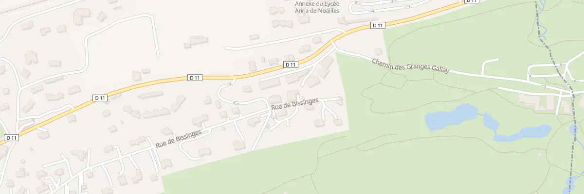 Plan du 549 Rue de Bissinges à Publier