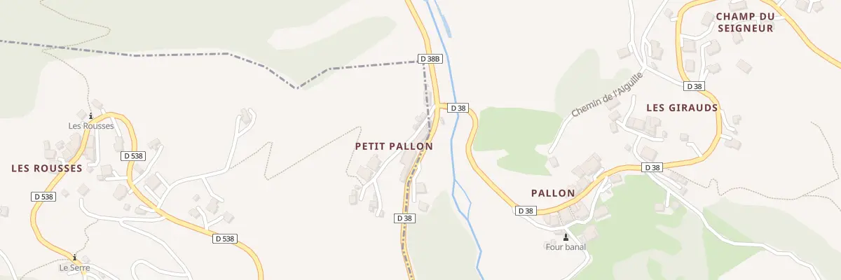 Plan du 1027 Rte de Ser San Peyre à Champcella