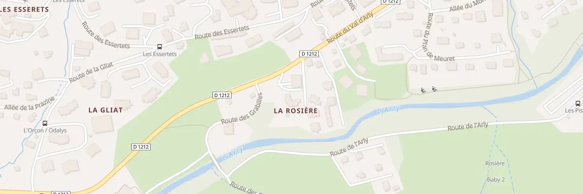 Plan du 715 Rte du Val d’Arly à Praz-sur-Arly