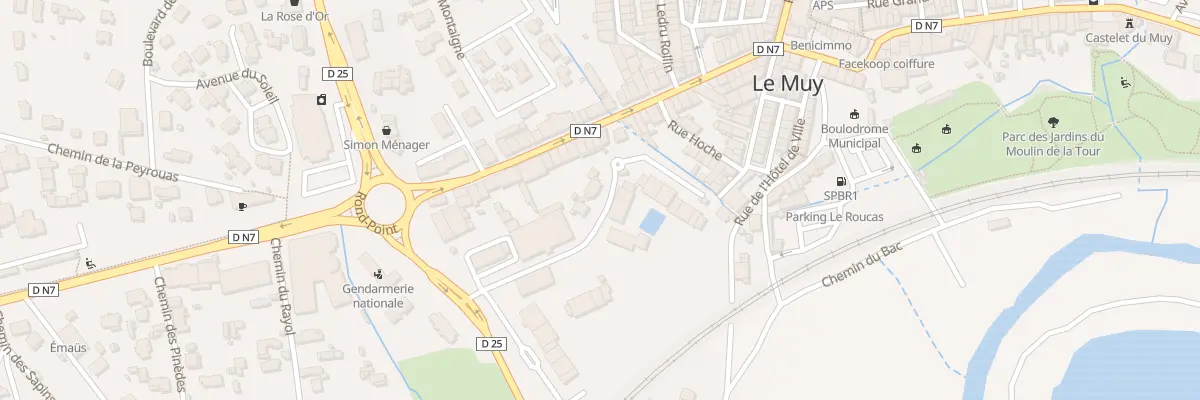Plan du 95 Av Alain Bourbiaux au Muy
