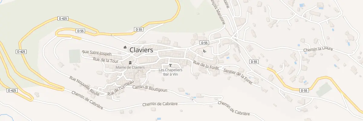 Plan du 48 Rue Jean Cabasson à Claviers