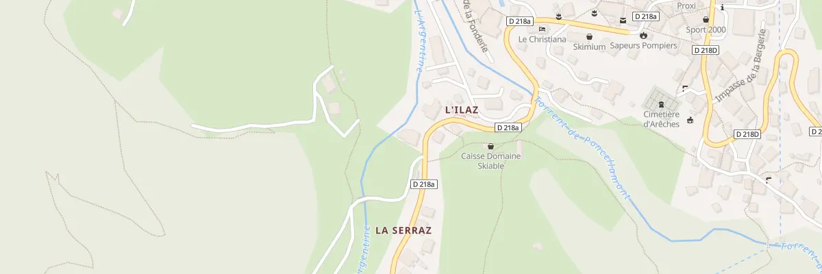 Plan du 6233 L’Ilaz à Beaufort