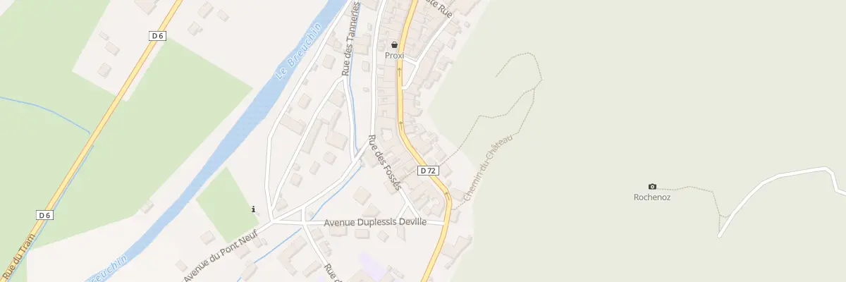 Plan du 12 Grande Rue à Faucogney-et-la-Mer