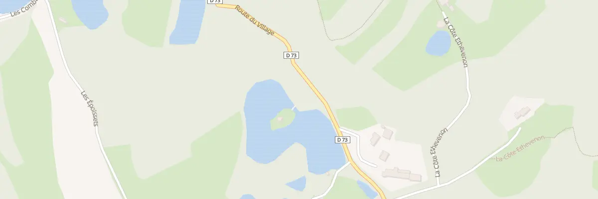 Plan du 4 Rte du Village à Écromagny