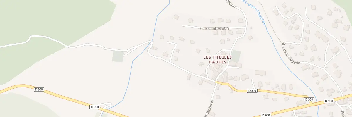 Plan du 2 Imp de la Reyne aux Thuiles
