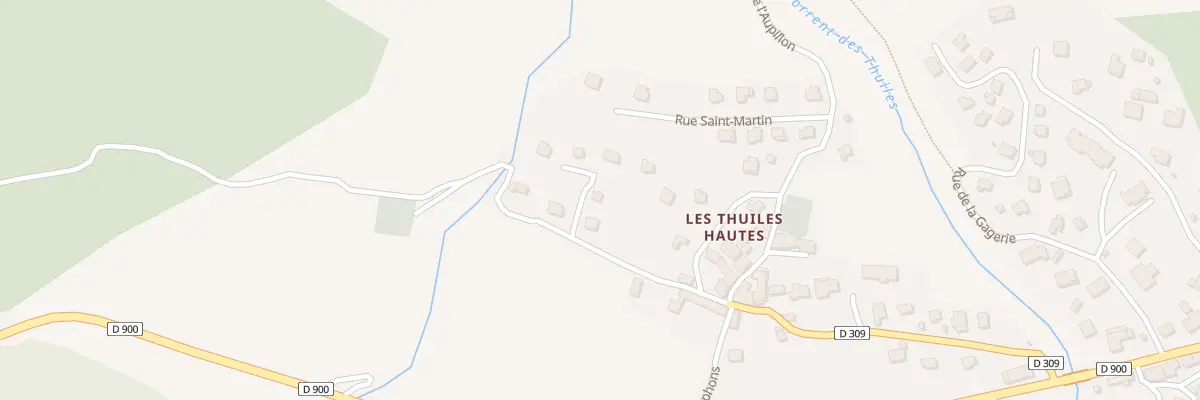 Plan du 4 Imp de la Reyne aux Thuiles