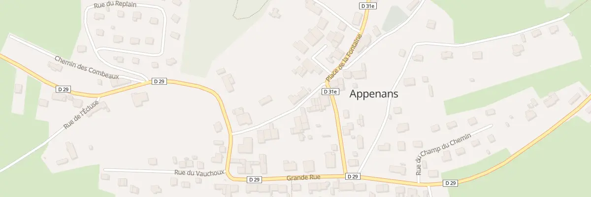 Plan du 4 Rue Basse à Appenans