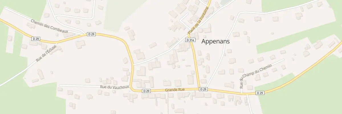 Plan du 7 Rue Basse à Appenans
