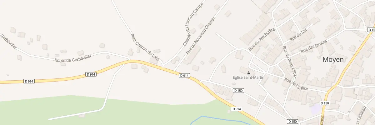 Plan du 2 Rue du Nouveau Chemin à Moyen