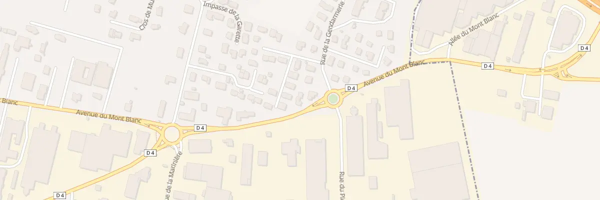 Plan du 7 Rue de la Gendarmerie à Scionzier