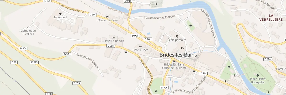 Plan du 41 Rue aristide briand à Brides-les-Bains