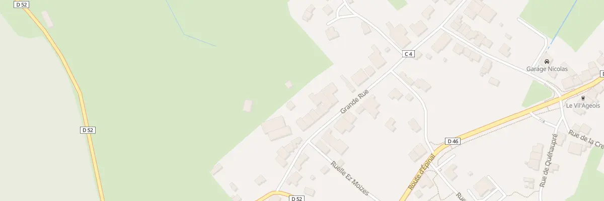 Plan du 18 Gr Grande Rue à Padoux