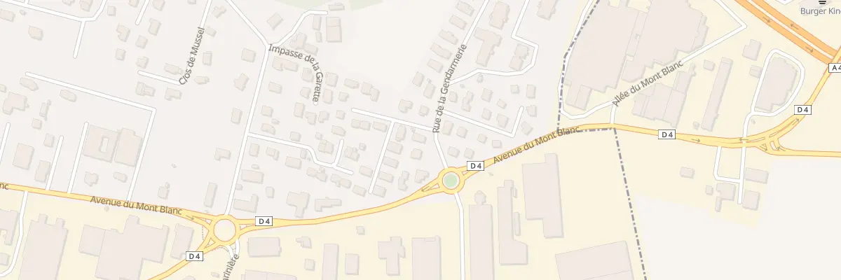 Plan du 45 Rue de la Gendarmerie à Scionzier