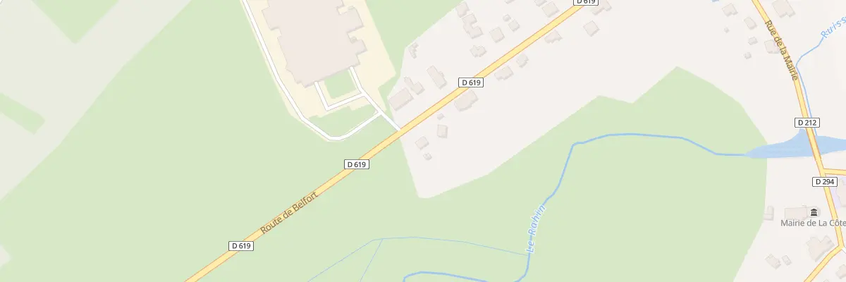 Plan du 6 Rte de Belfort à La Côte