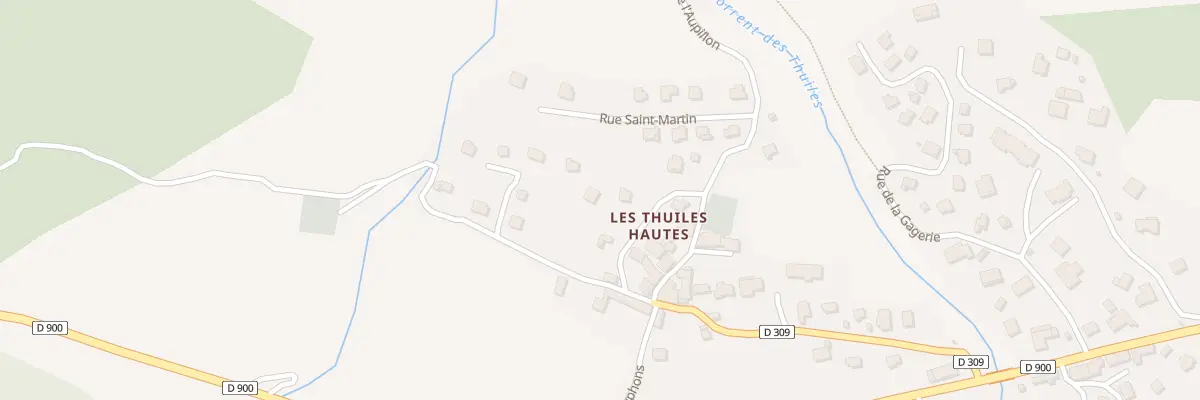 Plan du 25 Rte de l’Aupillon aux Thuiles