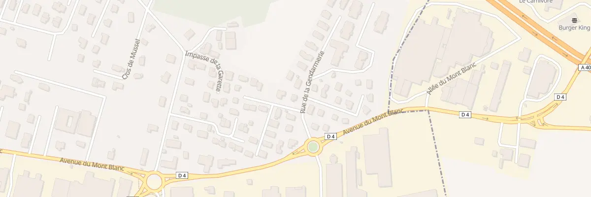 Plan du 67 Rue de la Gendarmerie à Scionzier