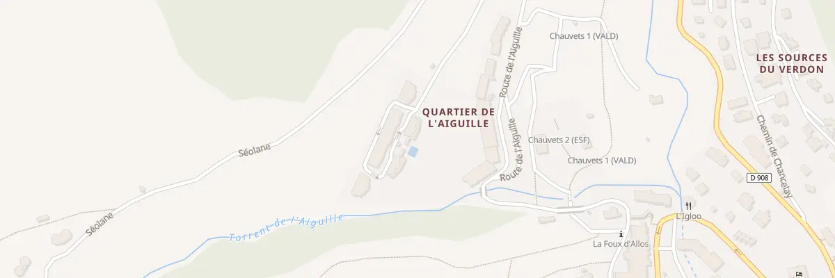 Plan du 915 Rte de l’Aiguille à Allos