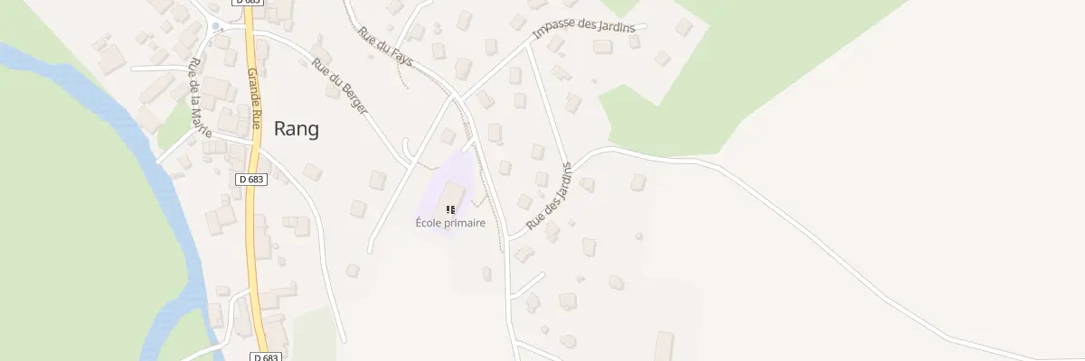 Plan du 10 Rue des Jardins à Rang