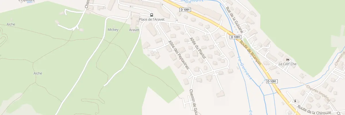 Plan du 124 All des Peytavines à La Salle-les-Alpes