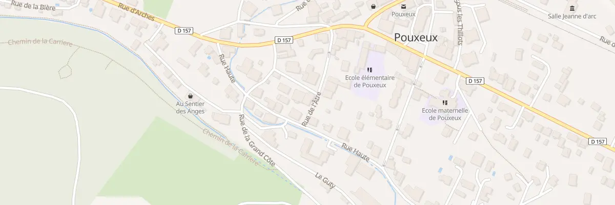 Plan du 112 Rue de l’Atre à Pouxeux