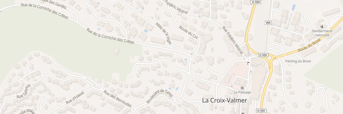 Plan du 6219 Les Hameaux de la Croix Va à La Croix-Valmer