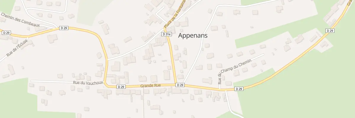 Plan du 4 Rue des Ecoles à Appenans