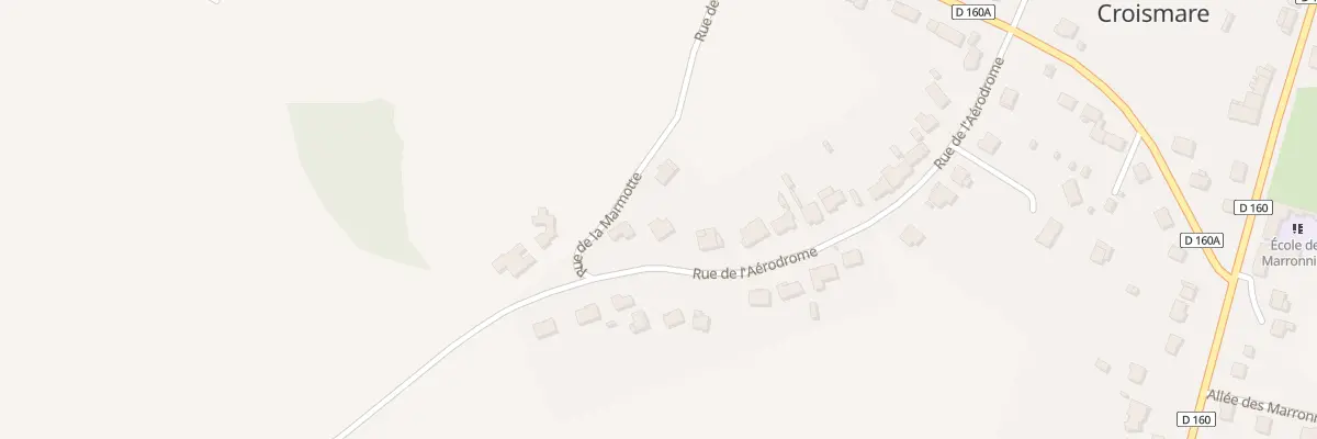 Plan du 21 Rue de l’Aérodrome à Croismare