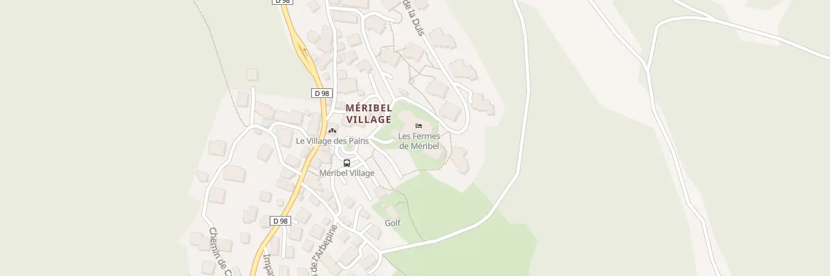 Plan du 138 Che de la Duis aux Allues
