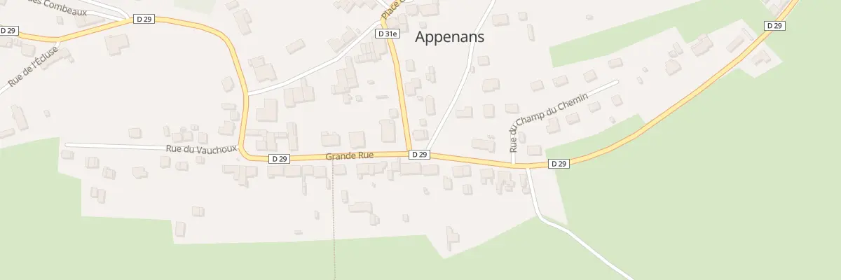 Plan du 18 Gr Grande Rue à Appenans