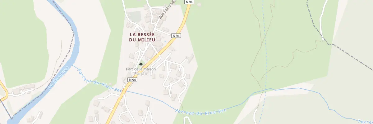Plan du 20 Rue des Aiguillons à L’Argentière-la-Bessée