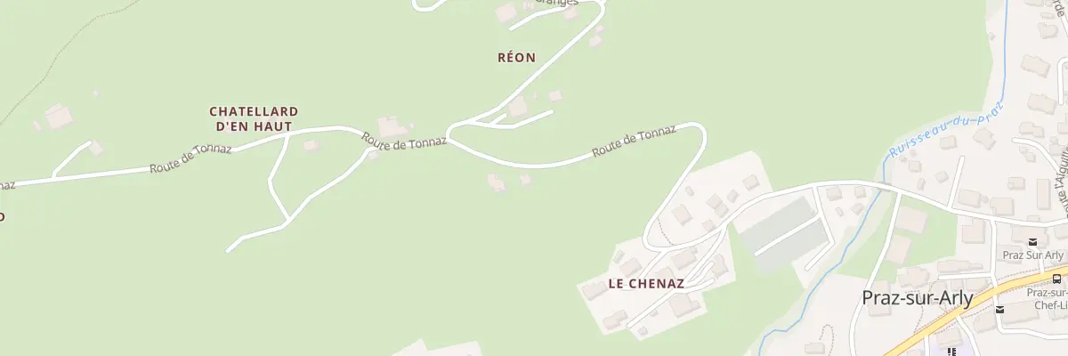 Plan du 703 Rte de la Tonnaz à Praz-sur-Arly