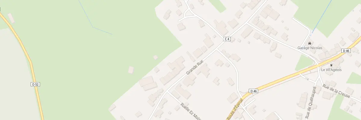 Plan du 14 Gr Grande Rue à Padoux