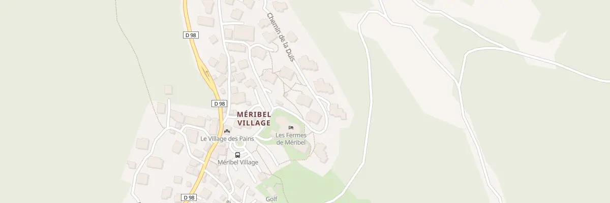 Plan du 5988H Lot Fermes de Meribel Village aux Allues