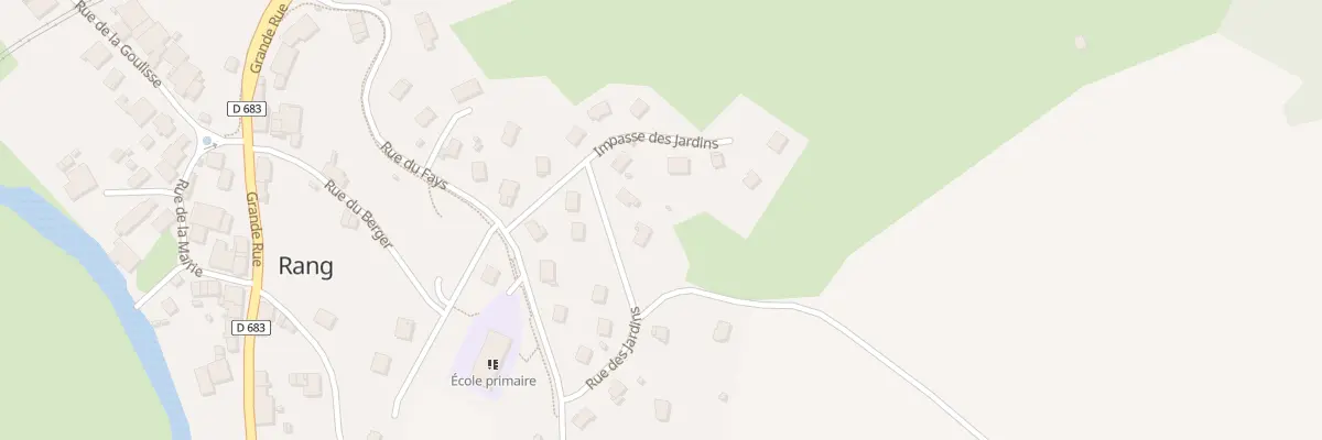 Plan du 1 Rue des Boulois à Rang