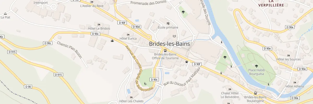 Plan du 1B Che Claude-marie Martin à Brides-les-Bains