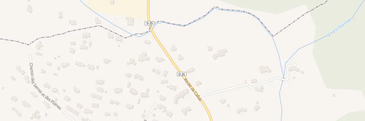 Plan du 1462A Rte de Callas au Muy