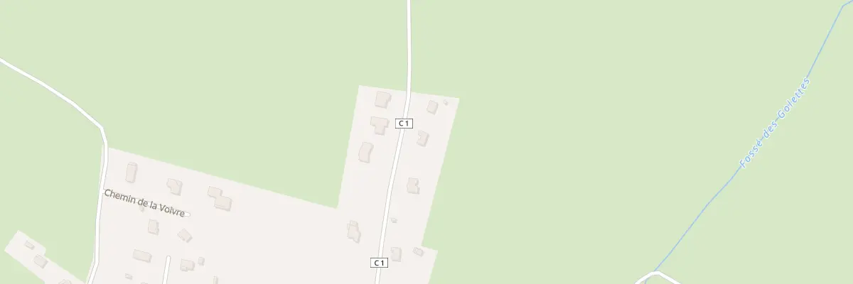 Plan du 8 Voie de Padoux à Dompierre