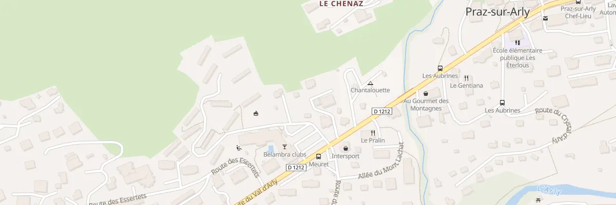Plan du 40 Che de Meuret à Praz-sur-Arly