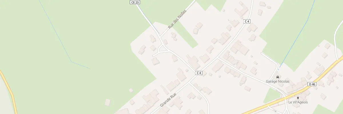 Plan du 1 Rue Devant Grand Bois à Padoux