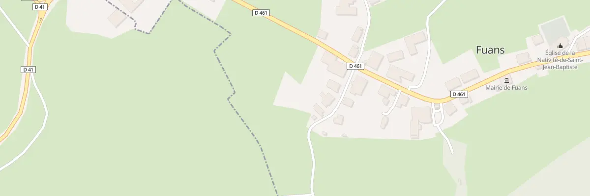 Plan du 6 Rue du Château d’Eau à Fuans