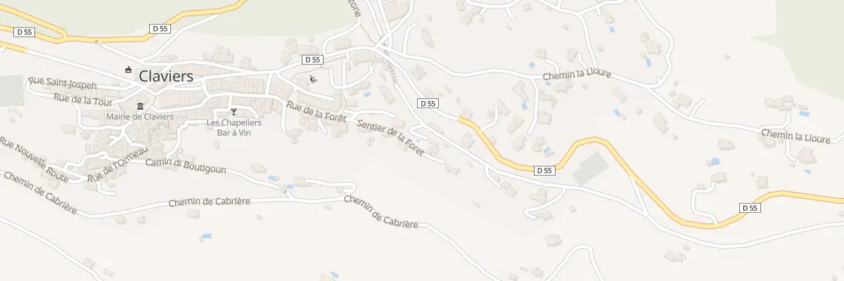 Plan du 5438 Le Serre à Claviers